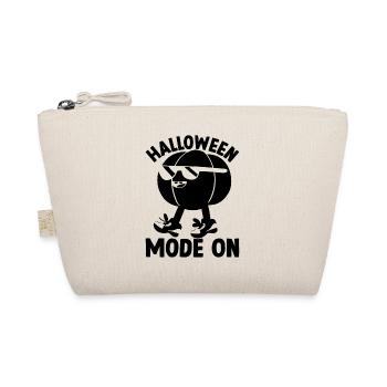 Halloween Mode On I Funny Halloween Pumpkin - Organic Pouch - nature - Front
