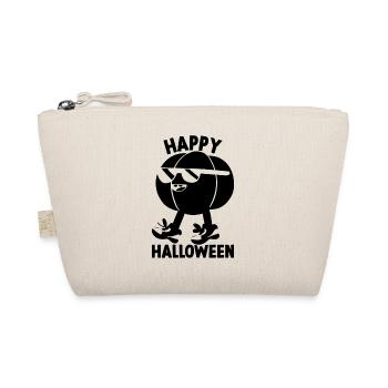 Halloween Happy Halloween Pumpkin - Organic Pouch - nature - Front