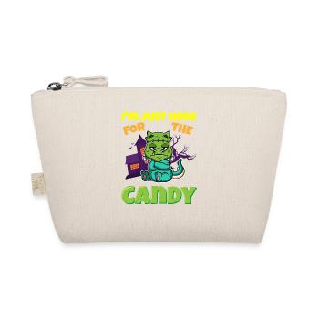 Je suis juste ici pour la bête d’Halloween effrayante de bonbons - Trousse biologique - nature - Devant
