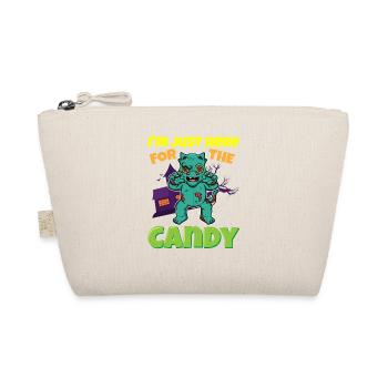 Je suis juste ici pour la bête d’Halloween effrayante de bonbons - Trousse biologique - nature - Devant