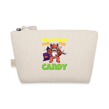 Je suis juste ici pour la bête d’Halloween effrayante de bonbons - Trousse biologique - nature - Devant