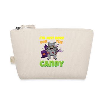 Je suis juste ici pour la bête d’Halloween effrayante de bonbons - Trousse biologique - nature - Devant