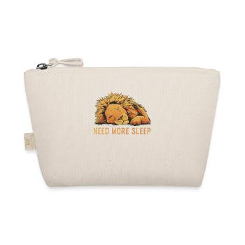 Lion Face Painting Artwork - Organic Pouch - nature - Front