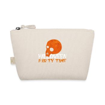 humorous Halloween party saying - Organic Pouch - nature - Front