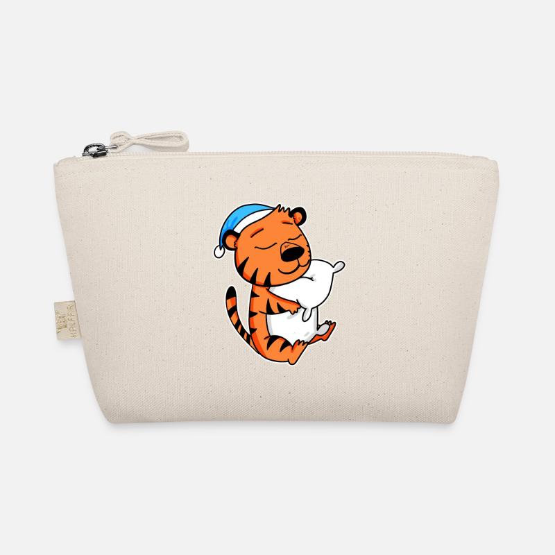 Tigre avec oreiller et bonnet de couchage Trousse biologique