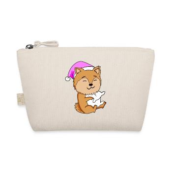 Dog dog breed Zwergspitz - Organic Pouch - nature - Front