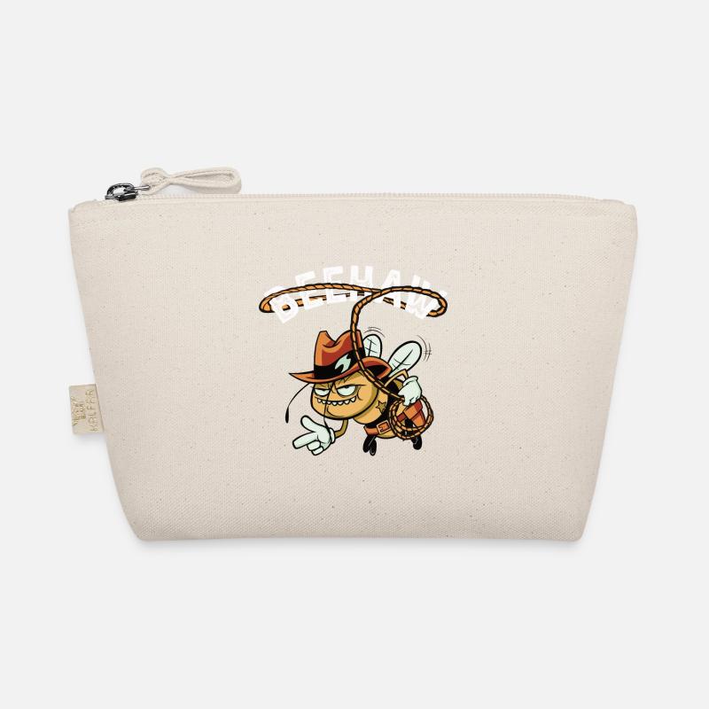Beehaw Bee with Cowboy Hat Yeehaw Organic Pouch