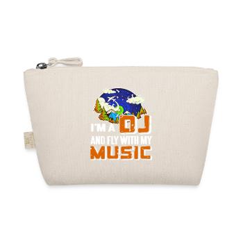 Je suis un DJ & Fly avec ma musique Cool Retro DJ - Trousse biologique - nature - Devant