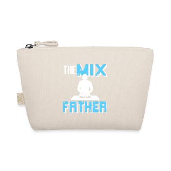 The MIX Father Cool Retro Funny Deejaying DJ - Organic Pouch - nature - Front
