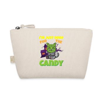 Je suis juste ici pour la bête d’Halloween effrayante de bonbons - Trousse biologique - nature - Devant