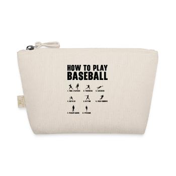 Wie man Baseball spielt Schritt für Schritt - Bio-Täschchen - Natur - Vorne