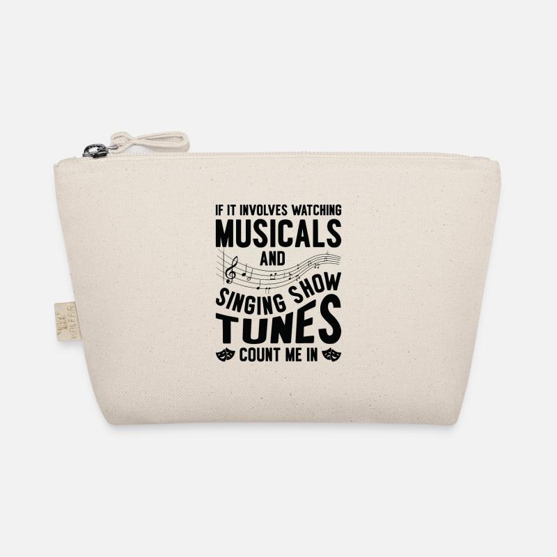 Musical Singing Music Lover Watching Broadway Organic Pouch