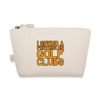 I Spend A Fortune On Golf Clubs 4 - Bio-Täschchen - Natur - Vorne