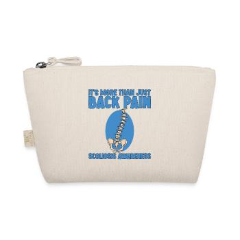 Its More Than Just Back Pain, Scoliosis Awareness2 - Organic Pouch - nature - Front