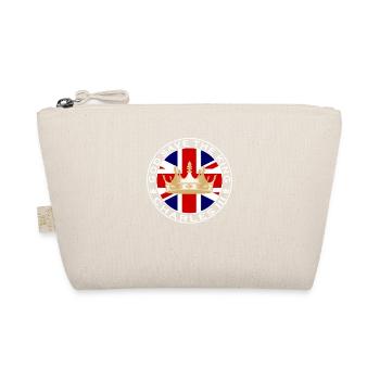 British Royal Family King Charles III God Save The - Organic Pouch - nature - Front