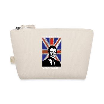 British Royal Family King Charles III Long Live Th - Organic Pouch - nature - Front