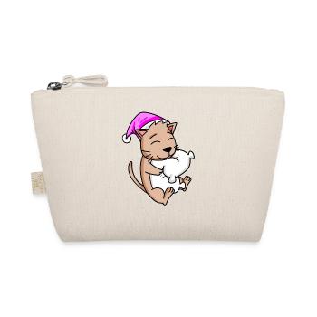 Chat avec oreiller - Trousse biologique - nature - Devant