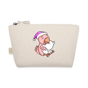 Poulet avec oreiller et bonnet de couchage - Trousse biologique - nature - Devant