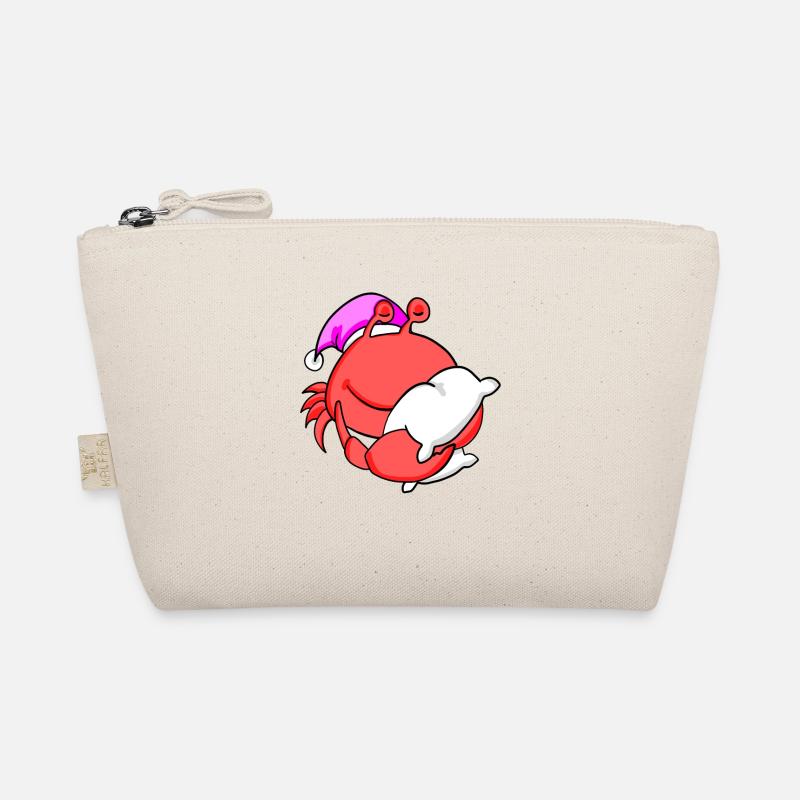Crabe avec oreiller et bonnet de couchage Trousse biologique