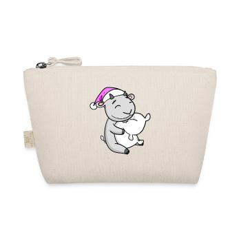 Chèvre avec oreiller et bonnet de couchage - Trousse biologique - nature - Devant