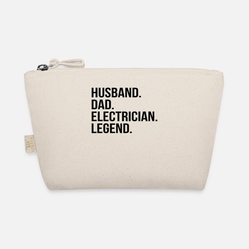 Ehemann Papa Elektriker Held Bio-Täschchen