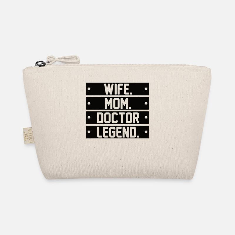 Ehefrau Mutter Doktor Promotion Akademiker Spaß Bio-Täschchen