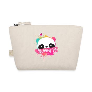 Bachelor '23 Motto with Panda - University Degree 2023 - Organic Pouch - nature - Front