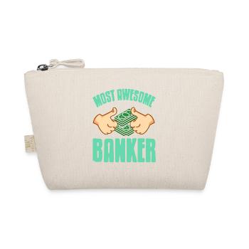 Le plus génial Banker Cool Drôle T-Shirt Rétro - Trousse biologique - nature - Devant