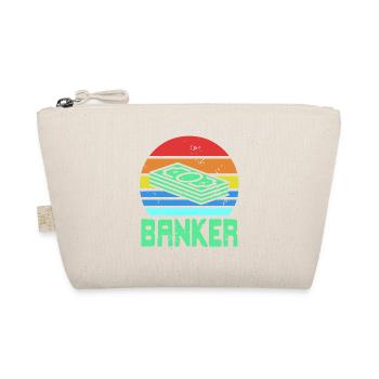 T-shirt rétro vintage BANKER Cool Banker Designs - Trousse biologique - nature - Devant