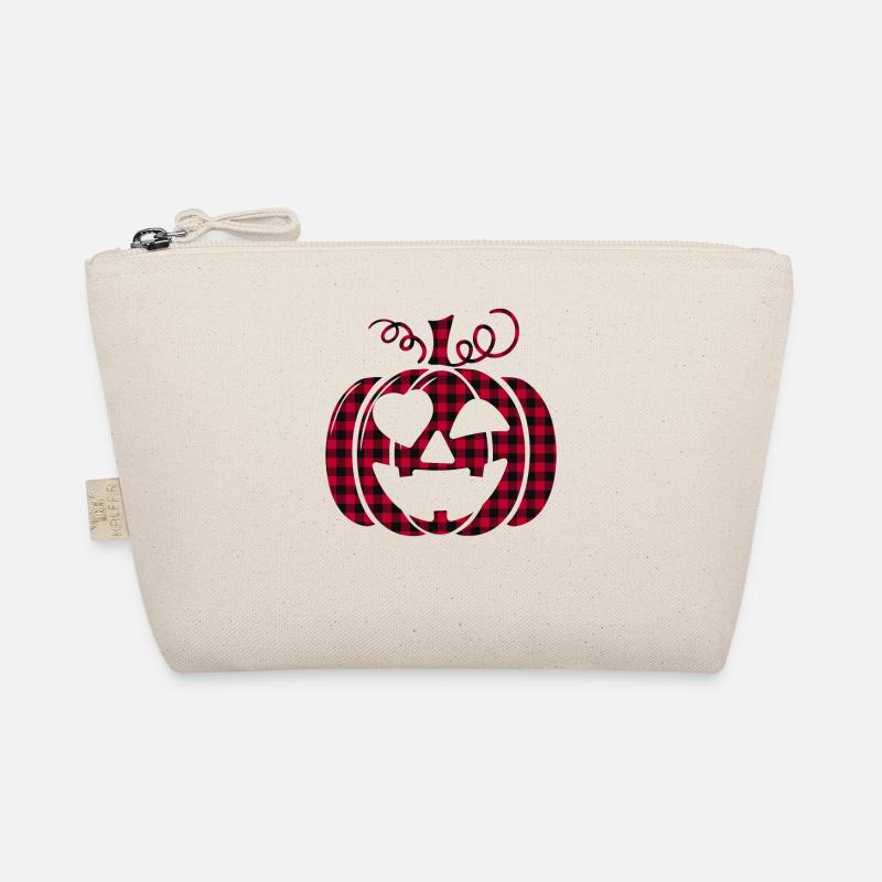 Halloween Pumpkin Red Pattern Pumpkin Funny Pumpki Bio-Täschchen