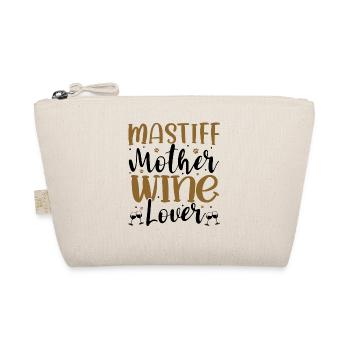 Wine Lover MASTIFF Mother - Organic Pouch - nature - Front