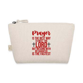 Prayer Is The Best Way To Meet The Lord 3 - Bio-Täschchen - Natur - Vorne