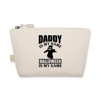 Halloween Daddy is my Name Halloween is my Game - Bio-Täschchen - Natur - Vorne