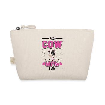 Best Cow Mom Ever Cow Mom Farmer - Organic Pouch - nature - Front