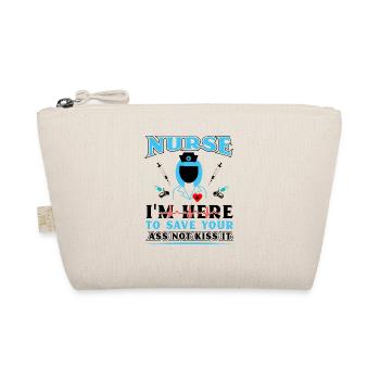 Nurse Here to help - Organic Pouch - nature - Front