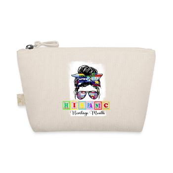 Messy Bun Hispanic Heritage Month Periodic table - Organic Pouch - nature - Front