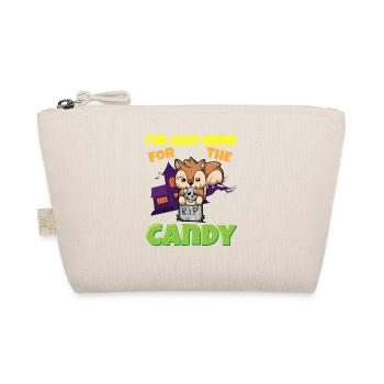 I'm Just Here For The Candy Scary Halloween Beast - Bio-Täschchen - Natur - Vorne