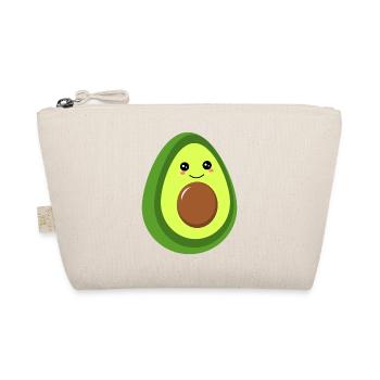 Avocado mit Gesicht. Food love - Bio-Täschchen - Natur - Vorne