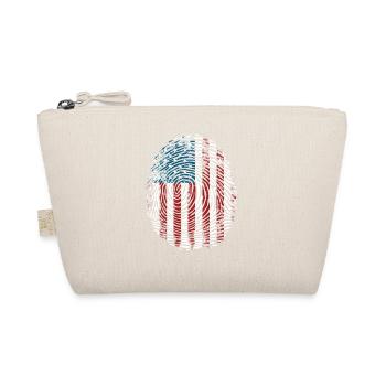Amerikanischer Flagge USA United States Of America - Bio-Täschchen - Natur - Vorne