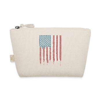 Amerikanischer Flagge USA United States Of America - Bio-Täschchen - Natur - Vorne
