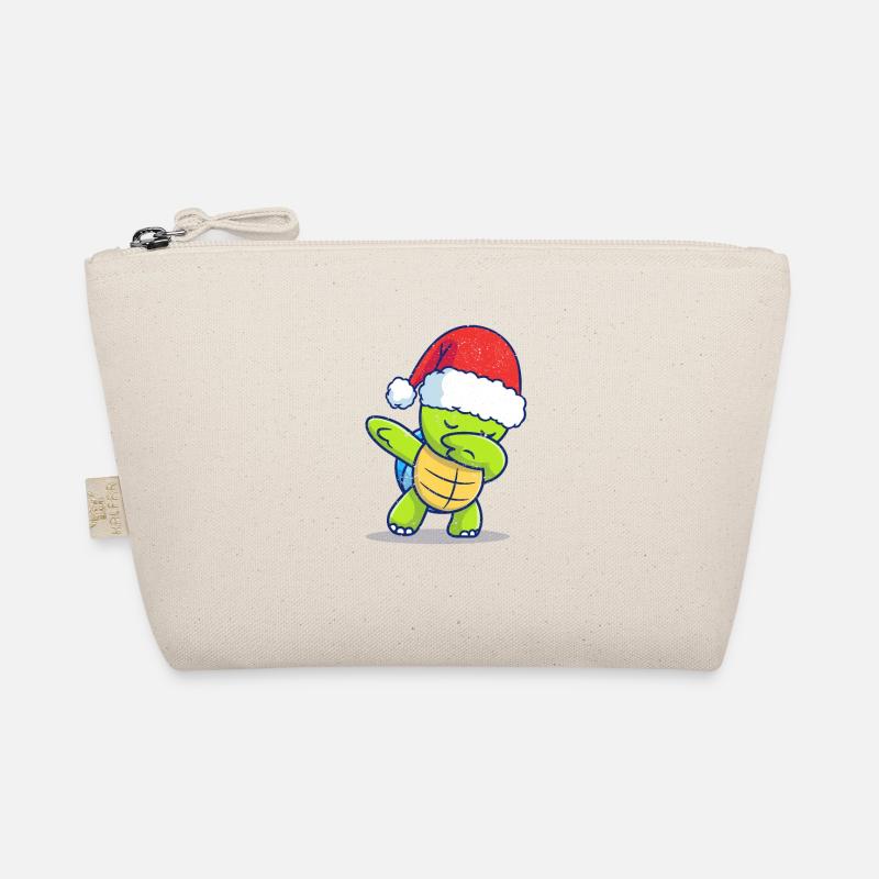 Dabbing Turtle Casquette de Père Noël Trousse biologique