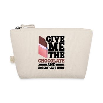 Give Me The Chocolate And Nobody Gets Hurt 2 - Bio-Täschchen - Natur - Vorne