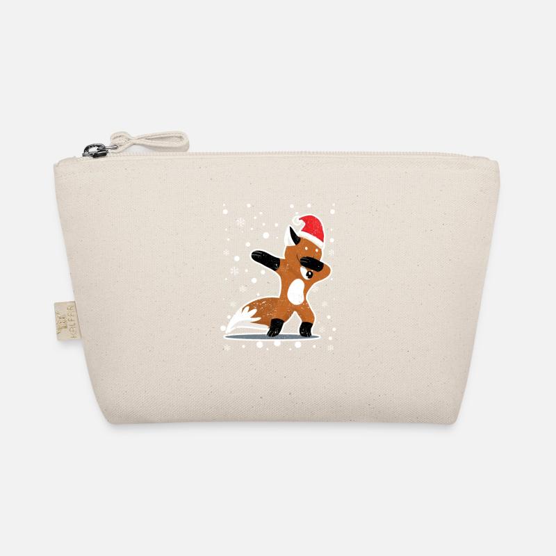 Dabbing Fox Santa Hat Pyjama de Noël Trousse biologique