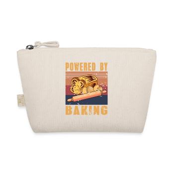 Rétro Vintage Powered By Baking Cool Baker T-Shirt - Trousse biologique - nature - Devant