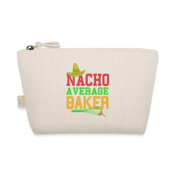 NACHO Average Baker Funny Retro Baker T-Shirt - Organic Pouch - nature - Front