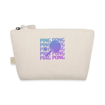 Tennis de table de ping-pong classique rétro vintage - Trousse biologique - nature - Devant