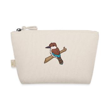 Kawaii Kookaburra - Organic Pouch - nature - Front