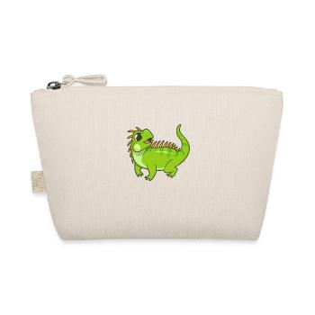 Kawaii Iguana - Organic Pouch - nature - Front