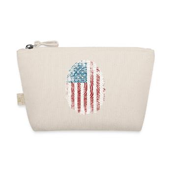 Amerikanischer Flagge USA United States Of America - Bio-Täschchen - Natur - Vorne