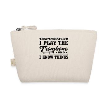 Trumpet Orchestra Musicians Trumpeter Wind Music - Organic Pouch - nature - Front